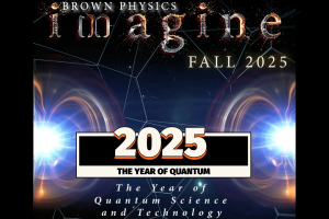 Imagine 2025 Cover Image of quantum entanglement and the words "celebrating the year of quantum in 2025"