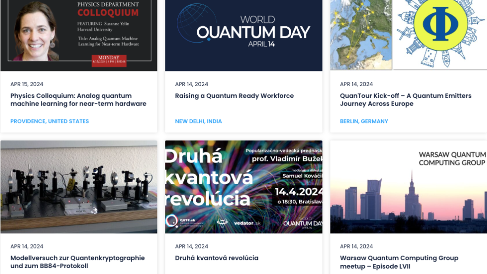 World Quantum Day Events worldwide