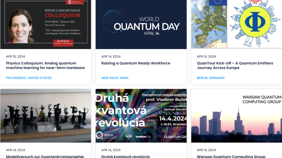 World Quantum Day events