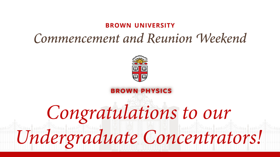 congrats UG concentrator grads