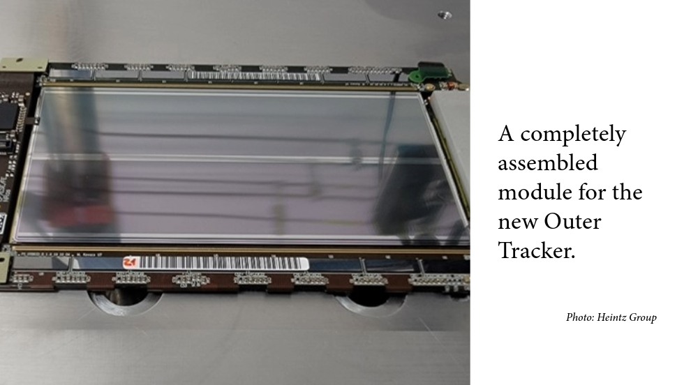 Fully assembled tracker module