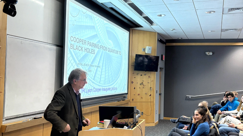 Antal at Cooper Seminar